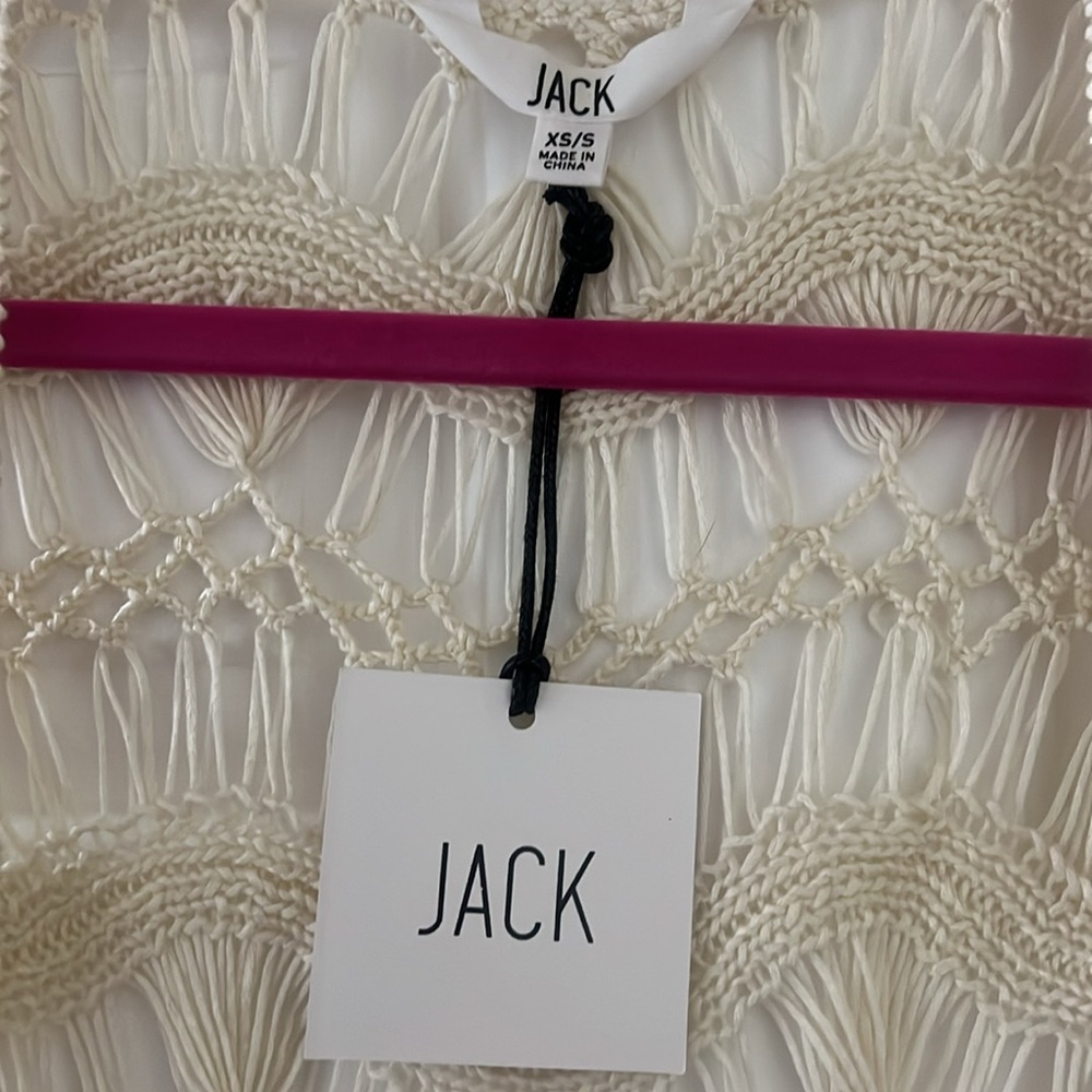 Women’s Jack By Bb Dakota Fringe Top XS/S - Picture 2 of 3